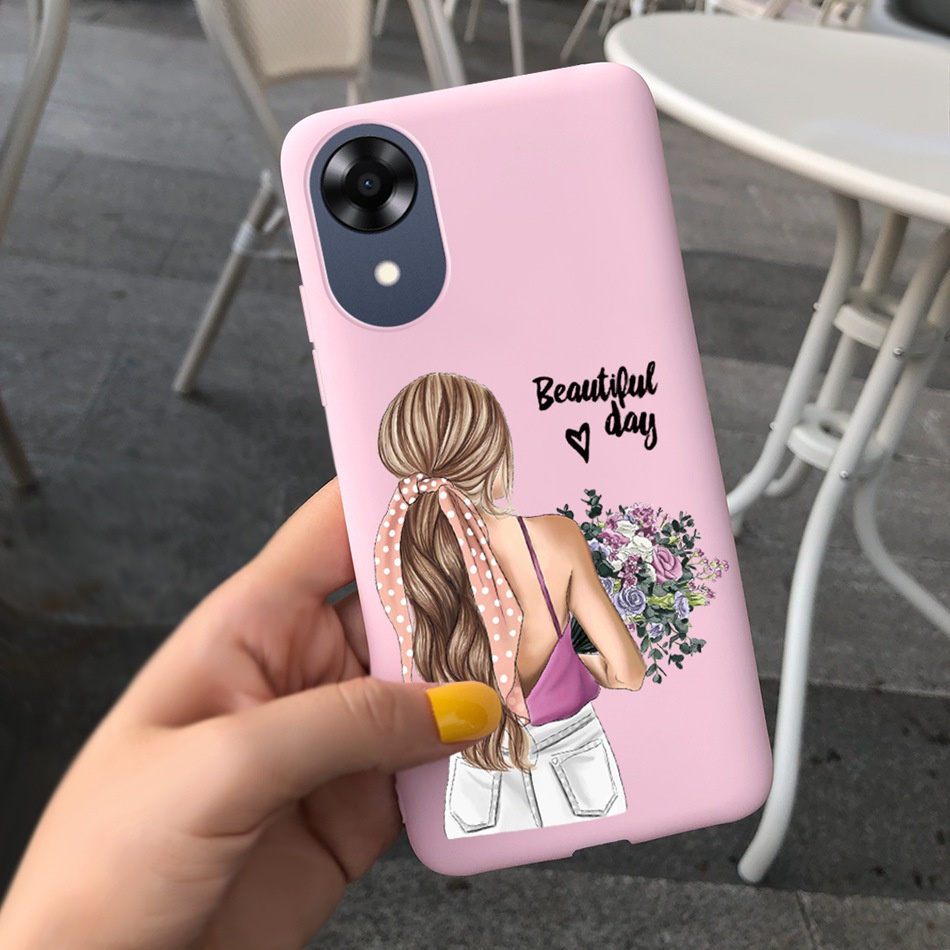 Ốp Điện Thoại TPU Silicon Mềm Họa Tiết Hoa Hướng Dương Cho OPPO A17K 2022 OppoA17k A 17k CPH2471 4G