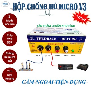 [NEW] Bo Mạch Chống Hú Micro Có Reverb V3 | Hộp Chống Hú Reverb V3 Tâm Nam 2023