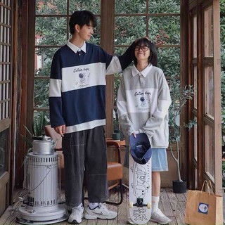 Áo Sweater Polo NASA Form Rộng Nỉ Bông Dáng Oversize Nam Nữ Unisex