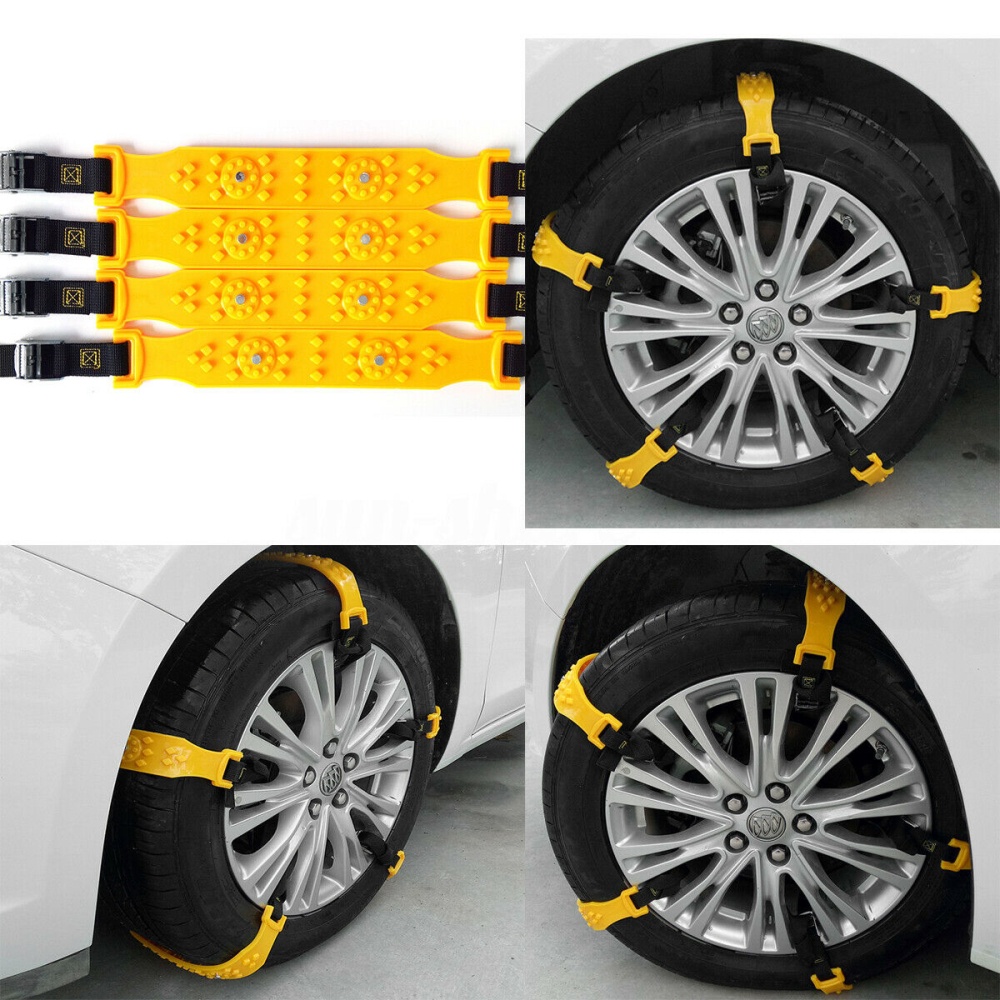 Dây Xích Bằng TPU Bền Chống Trượt Gắn Lốp Xe Thông Dụng Cho Xe Hơi Đi Tuyết