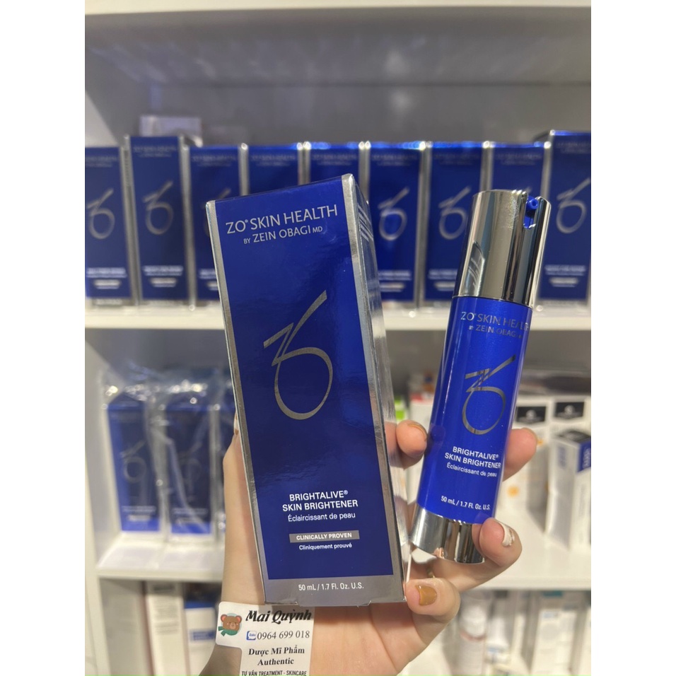 Kem dưỡng trắng sáng da Brightalive Skin Brightener Moncosmetics 50ml