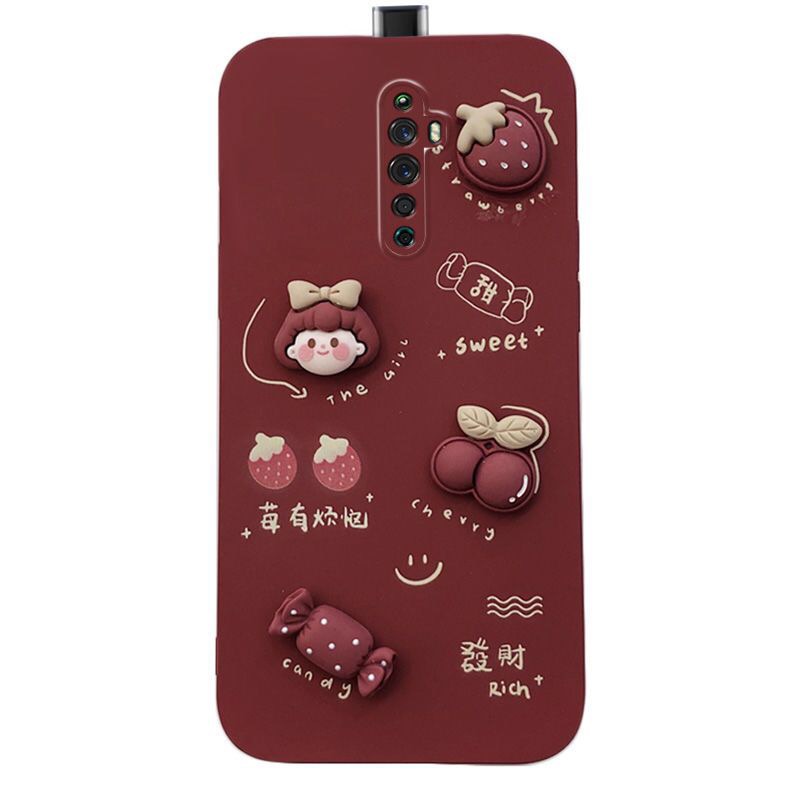 Ốp Điện Thoại Mềm Hình Hoa Thời Trang Cho OPPO Reno Reno2 Reno2F Reno5 Reno8 Reno8pro Reno8Z
