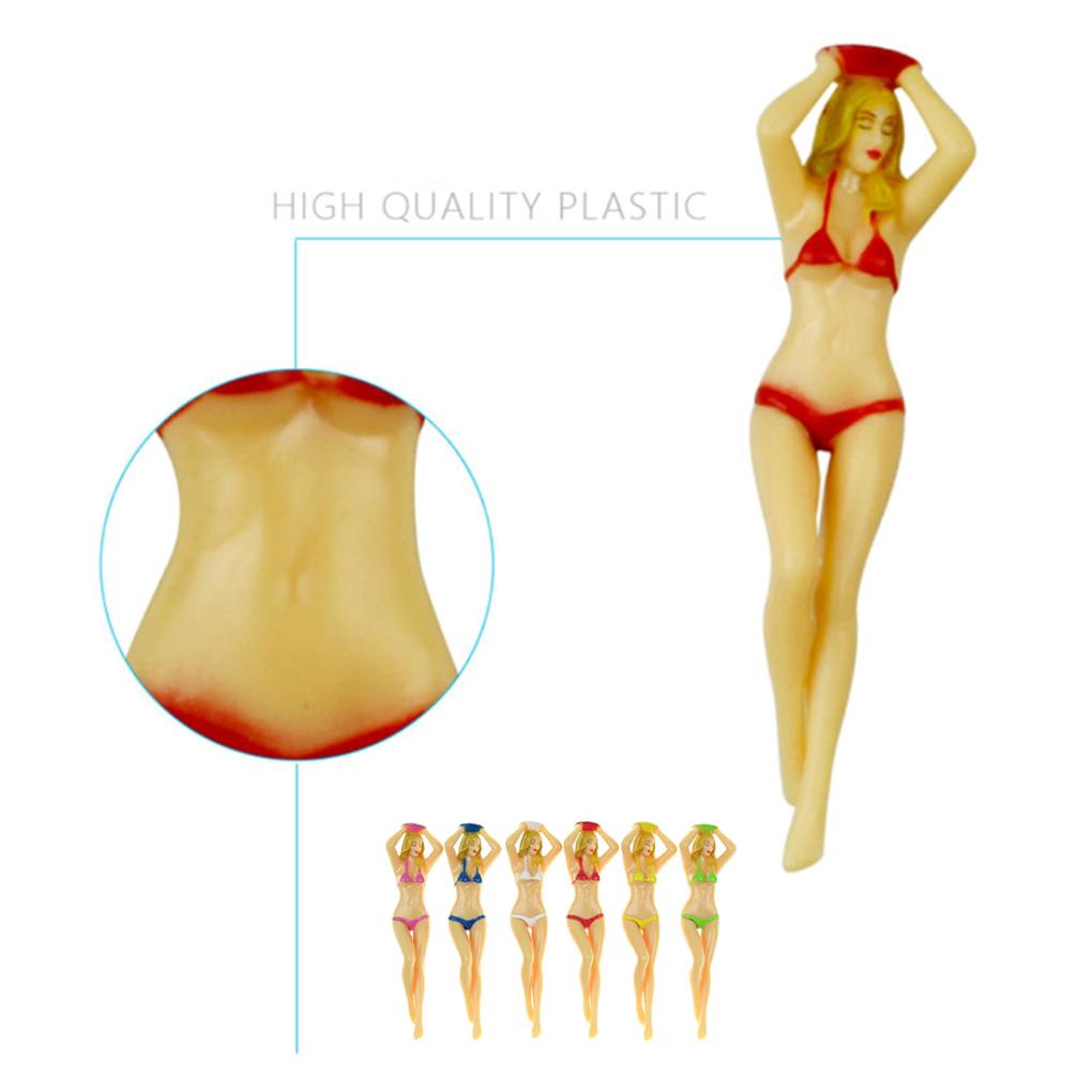 Bộ 6 Giá Đỡ Bóng Golf Hình Phụ Nữ Gợi Cảm Thay Thế Chuyên Nghiệp