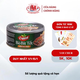 Mã BMLTA50 giảm đến 50K đơn 99K Bò bít tết sốt tiêu đen 150g Đồ Hộp Hạ Long