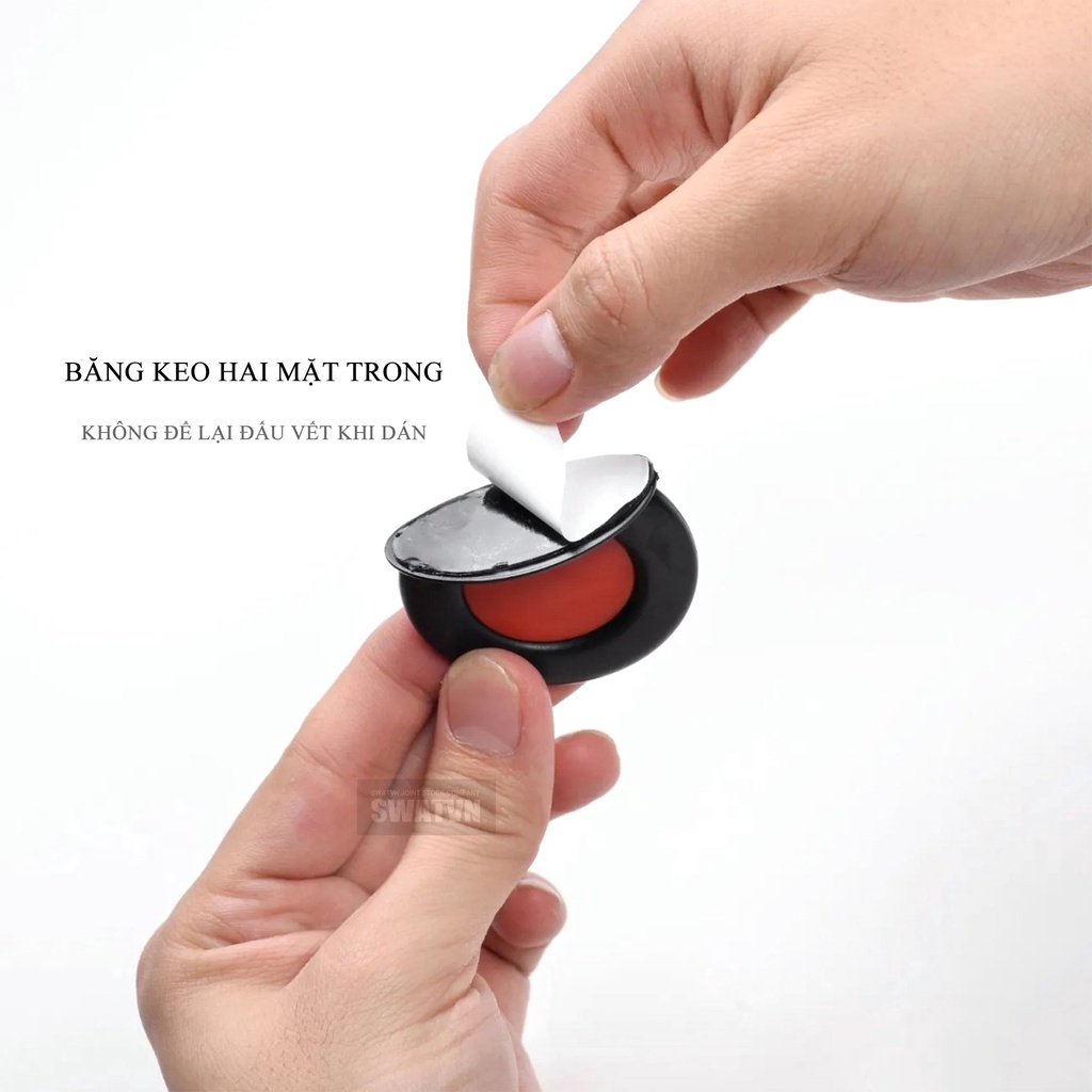 Tai mèo trang trí mũ bảo hiểm, phối màu dễ thương kèm kem dán 3M