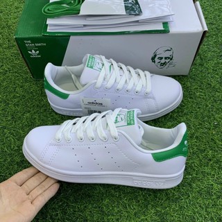 GIÀY StanSm.ith TRẮNG GÓT XANH REP 1:1  [ FULL BOX + FS ]