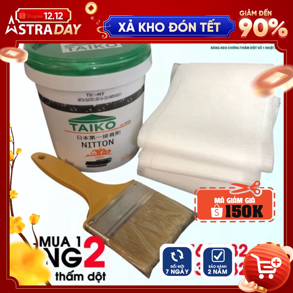 Combo Khuyến Mãi Tặng Kèm Khi Mua Keo Sơn Chống Thấm TAIKO (KHÔNG BÁN)