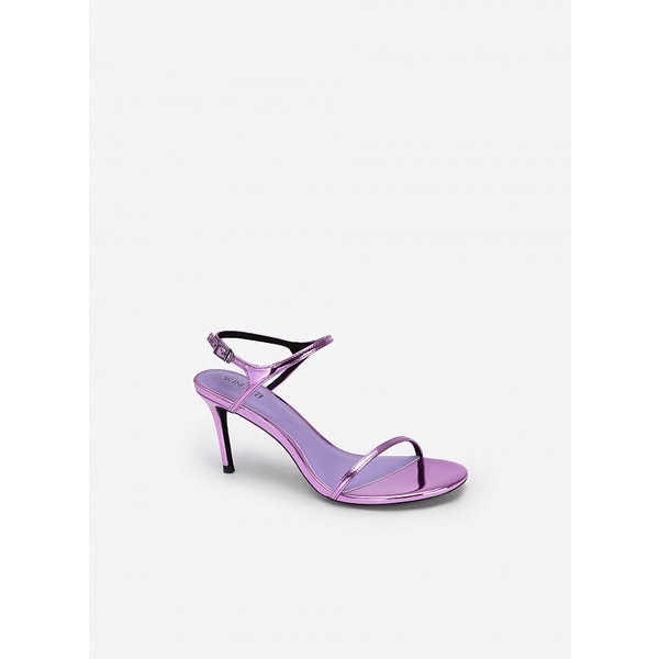 Vascara GIÀY SANDAL METALLIC QUAI MẢNH - SDN 0737 - MÀU TÍM