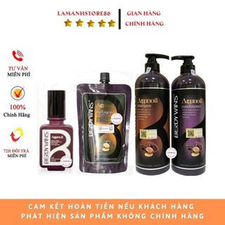 Dầu Gội  Berdywins keratin complex kiềm dầu siêu phục hồi mềm mượt chống rụng tóc hương thơm nước hoa cặp 500ml -1000ml