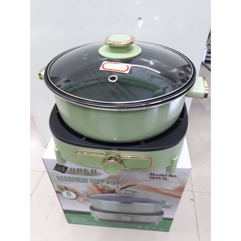 Nồi lẩu điện đa năng HH5.5LGREEN hàng chính hãng bảo hành 12 tháng