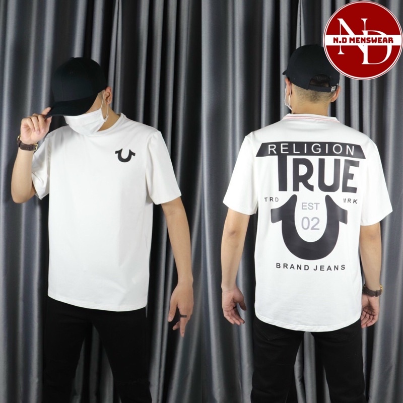 ÁO THUN NAM CỔ TRÒN RELIGION TRUE EST 02 - N.D Menswear