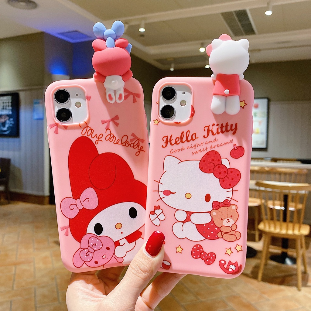 Ốp Điện Thoại TPU Mềm Hình Hello Kitty Cho Samsung Galaxy S23 S22 S21 S20 Plus Ultra S21FE A53 A71 A51