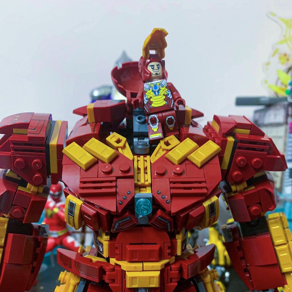 Đồ chơi lắp ráp robot iron man hulkbuster cỡ lớn, đồ chơi lắp ghép mô hình thông minh cho trẻ em BOBIKIDS LG03