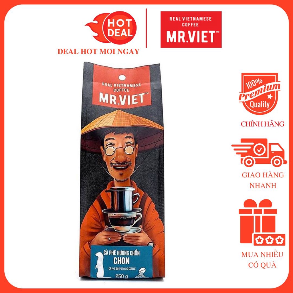Cà Phê Chồn Rang Xay Mr Việt 250G