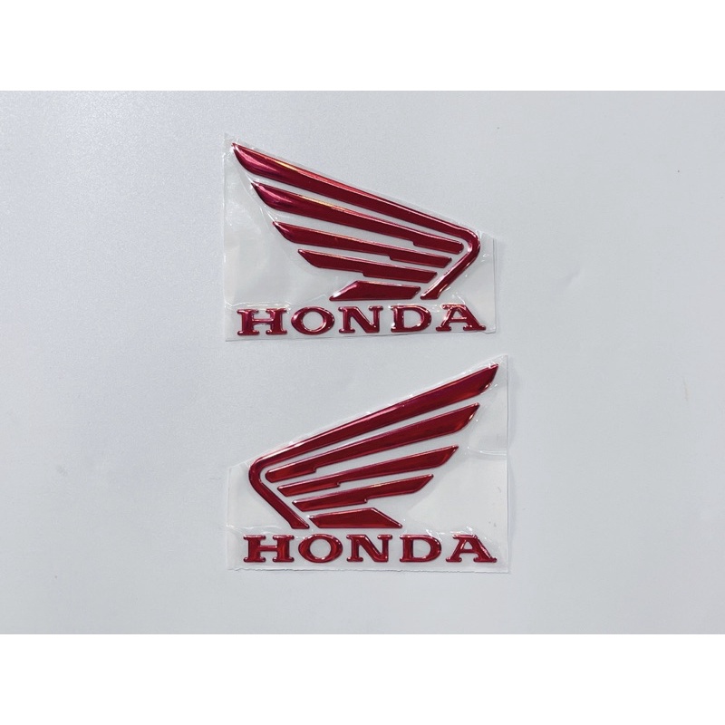 Cặp tem cánh chim dẻo lớn size 11x8.5cm có sẵn keo, dán trang trí xe máy