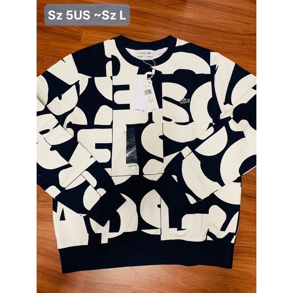 ÁO THUN NAM MEN’S HERITAGE GRAPHIC PRINT CREW NECK COTTON FLEECE SWEATSHIRT SIZE L