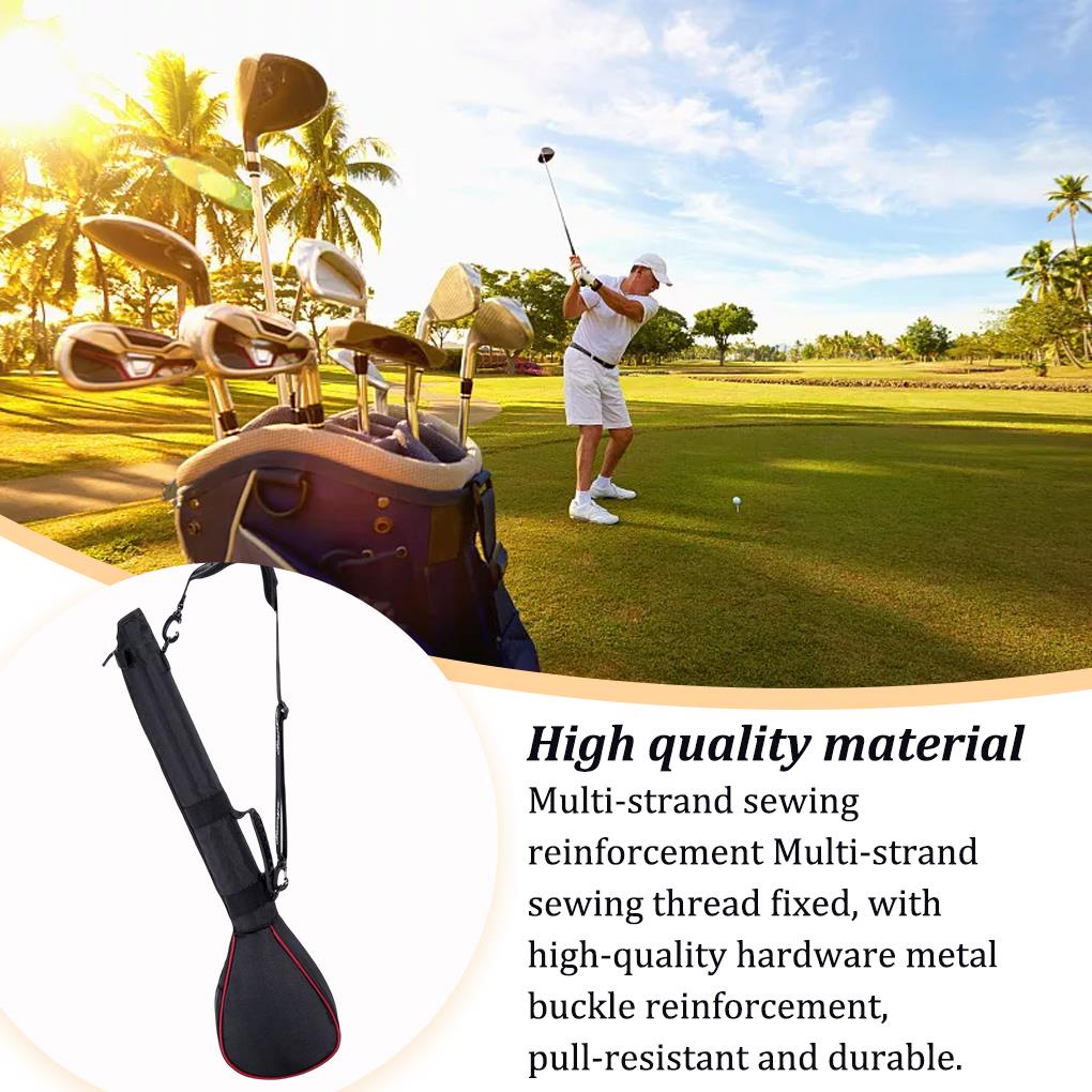 Túi Đựng Gậy Đánh Golf Mềm Mại Sức Chứa Lớn Có Khóa Kéo Có Thể Tháo Rời Chắc Chắn