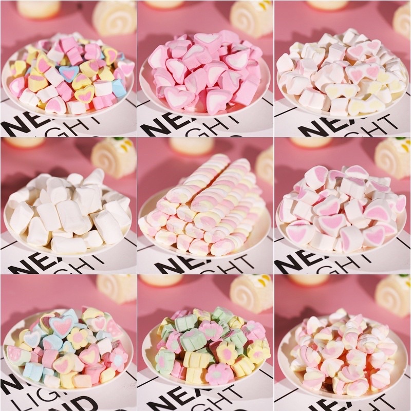 Kẹo xốp Marshmallow các màu 1kg