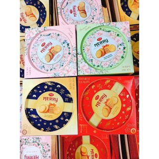 Bánh quy thập cẩm hộp thiếc Richy Merry 333g - Hàng tết 2024