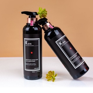 [Kho HCM] Cặp dầu gội xả phục hồi tóc hư tổn khô xơ Kwin lux smoothing repair and loss 650ml và 1000ml