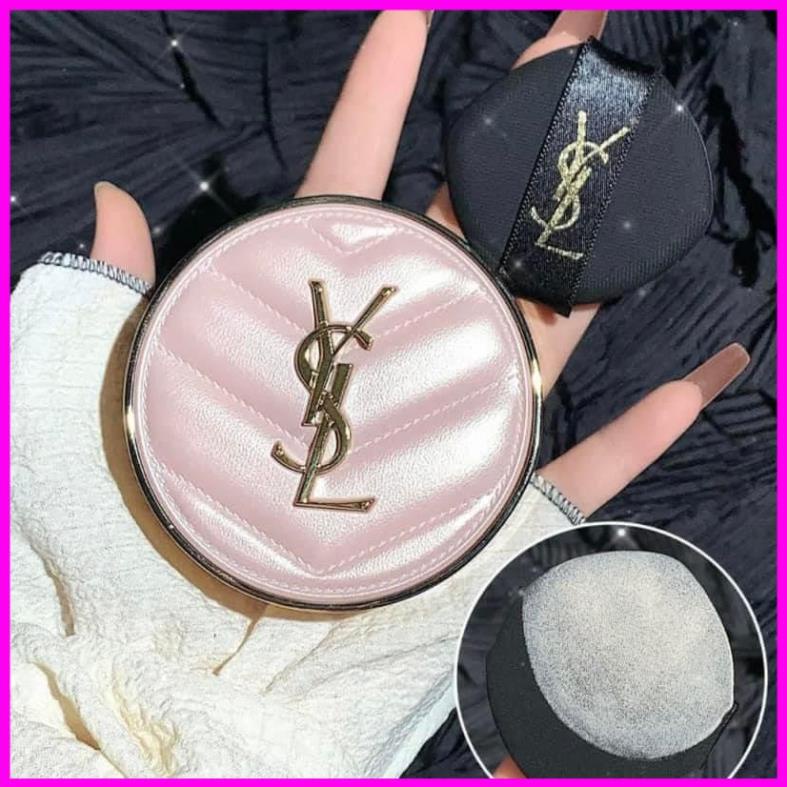 Phấn Nước YSL Cushion Touche Éclat Glow Pact Vỏ Hồng