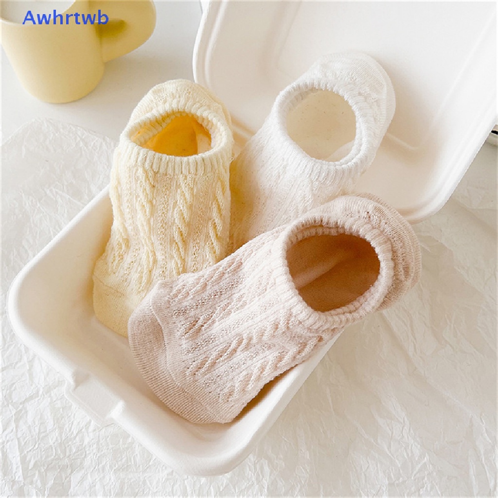 Vớ Thuyền Bằng Silicon Màu Trơn Phối Lưới Thoáng Khí Chống Trượt Thời Trang Mùa Hè Cho Nữ Mới