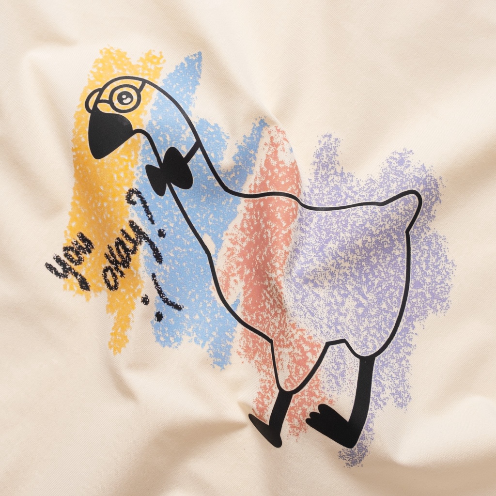 Áo thun tay lỡ OS DUCKY phông Unisex nam nữ Cotton oversize form rộng BUBMAN - OS-003