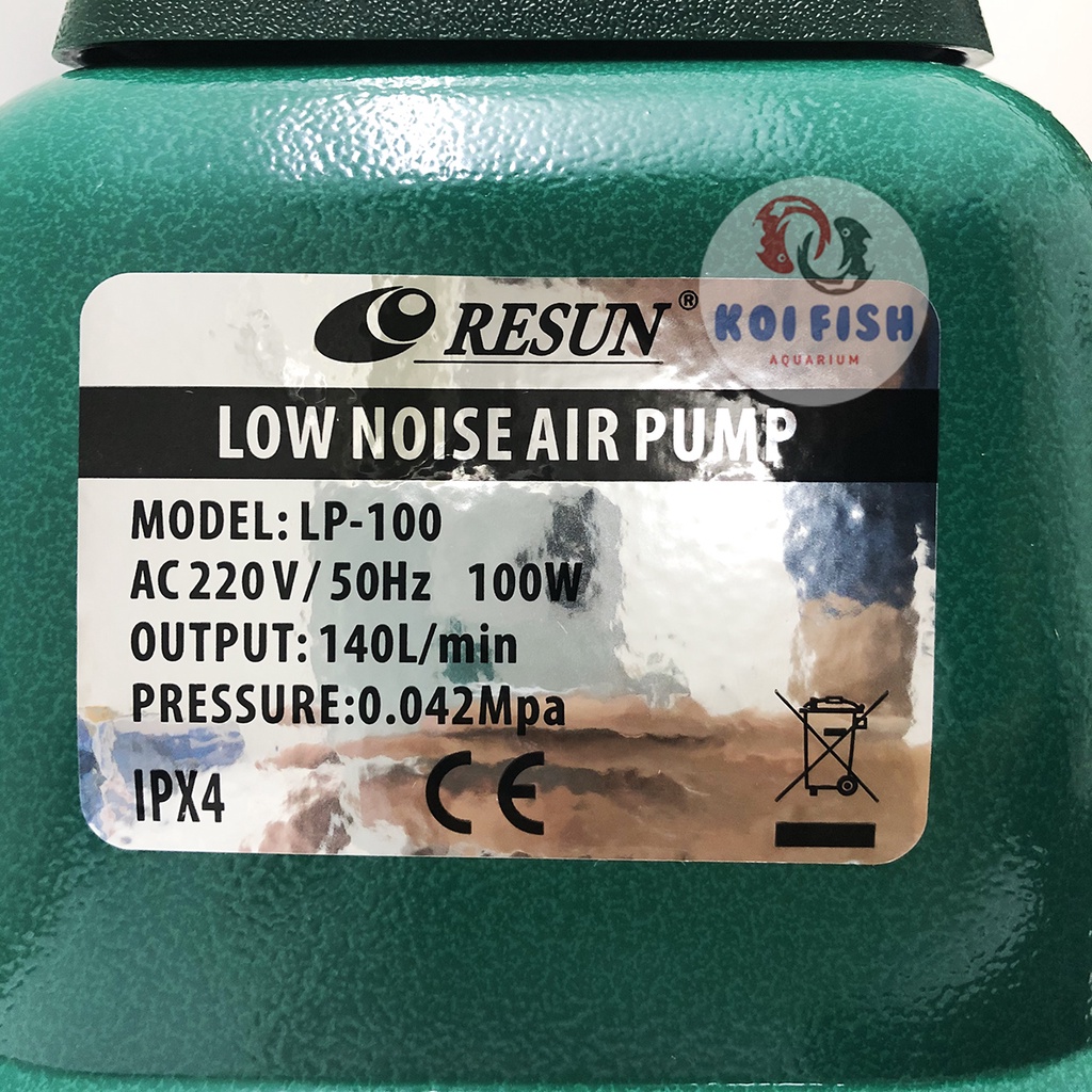 Máy sủi oxy cho hồ cá Koi Resun LP 60, LP 100