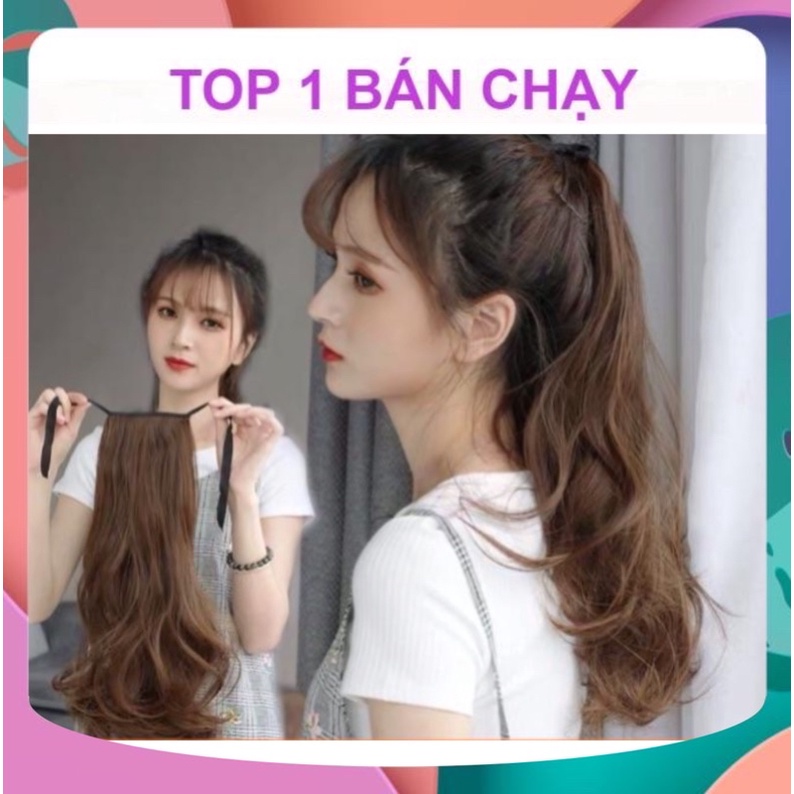 Buộc tóc xoăn nhẹ 3 độ dài đa dạng và 4 bảng màu cho nữ sỉ toàn quốc