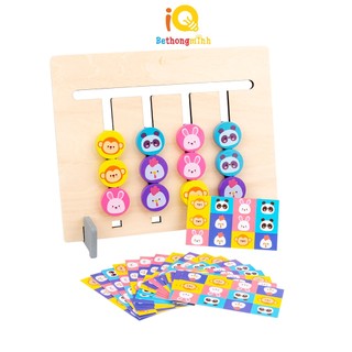 Đồ Chơi Xếp Hình BeThongMinh Bằng Gỗ ZicZac 2 Mặt Theo Mẫu Giúp Bé Thông Minh & Phát Triển Kỹ Năng