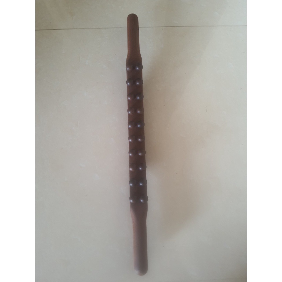 Gậy Gỗ Massage Đánh Tan Mỡ Bụng Gậy gỗ Massage Body Đả Thông Kinh Lạc Giảm Béo 8 Bi Carbon