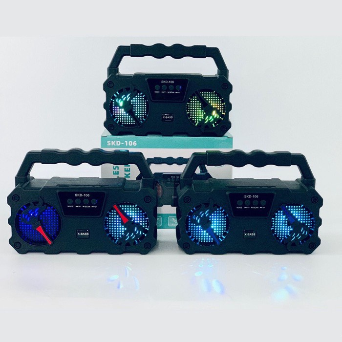 Loa Hát Karaoke Kèm Mic SKD-106, Kết Nối Bluetooth, Âm Thanh Siêu To, Vang