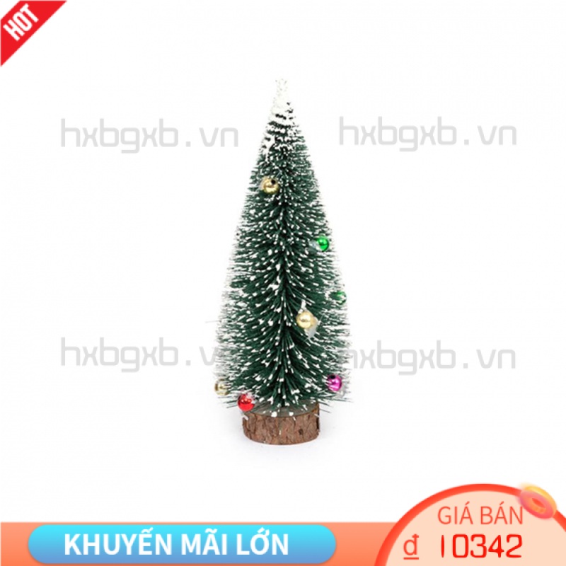 Cây Thông Giáng Sinh Mini Để Bàn Trang Trí Kích Thước 15cm
