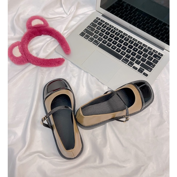 Giày Lolita đế bệt dễ phối đồ, giày búp bê xinh xinh xắn