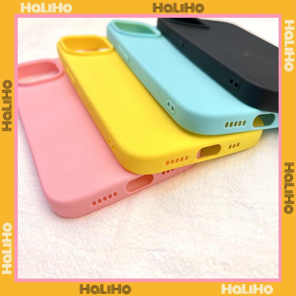 Case iPhone 14 Pro Max TPU Soft Simple Case Candy Color Comfortable Feel Black Pink Yellow Sky Blue Camera Protection Shockproof For iPhone 14 13 12 11 Plus Pro Max 7 Plus X XR