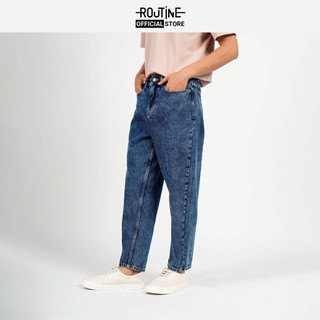 Quần jean nam trơn form carrot - routine 10s21dpa025