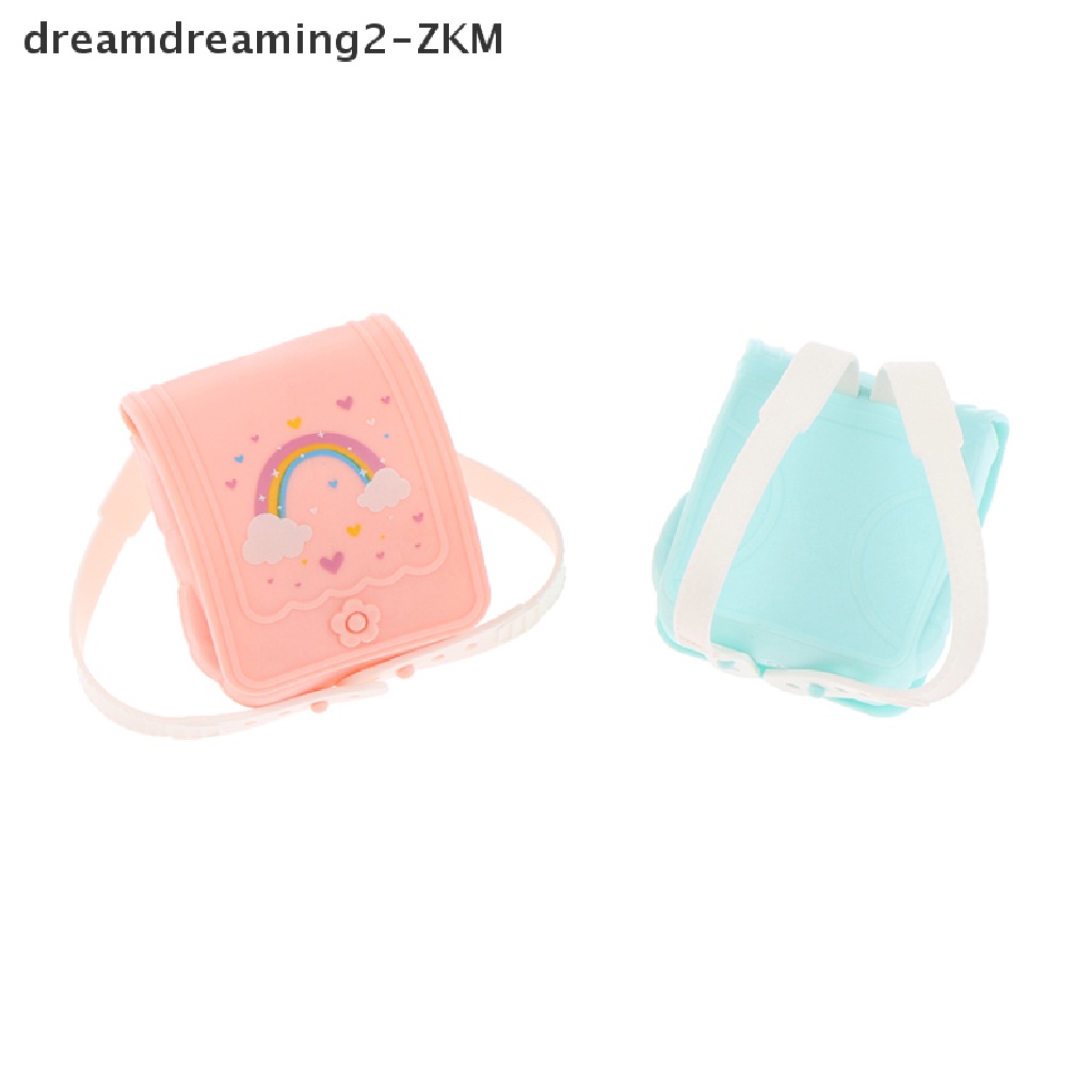 [dreamdreaming] 1Pc 1:6 Dollhouse 1/6 Dolls schoolbag handbag model scene decoration accessories [zkm]