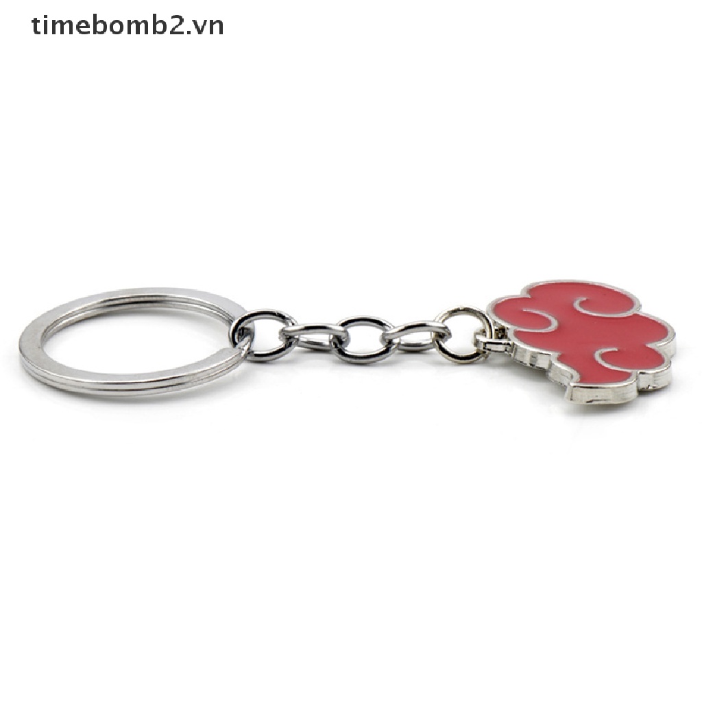 {Thời Trang Mới} Vòng cổ Mặt Kim Loại Hình Đám Mây Đỏ Akatsuki Anime Nhật Bản Cho Unisex.