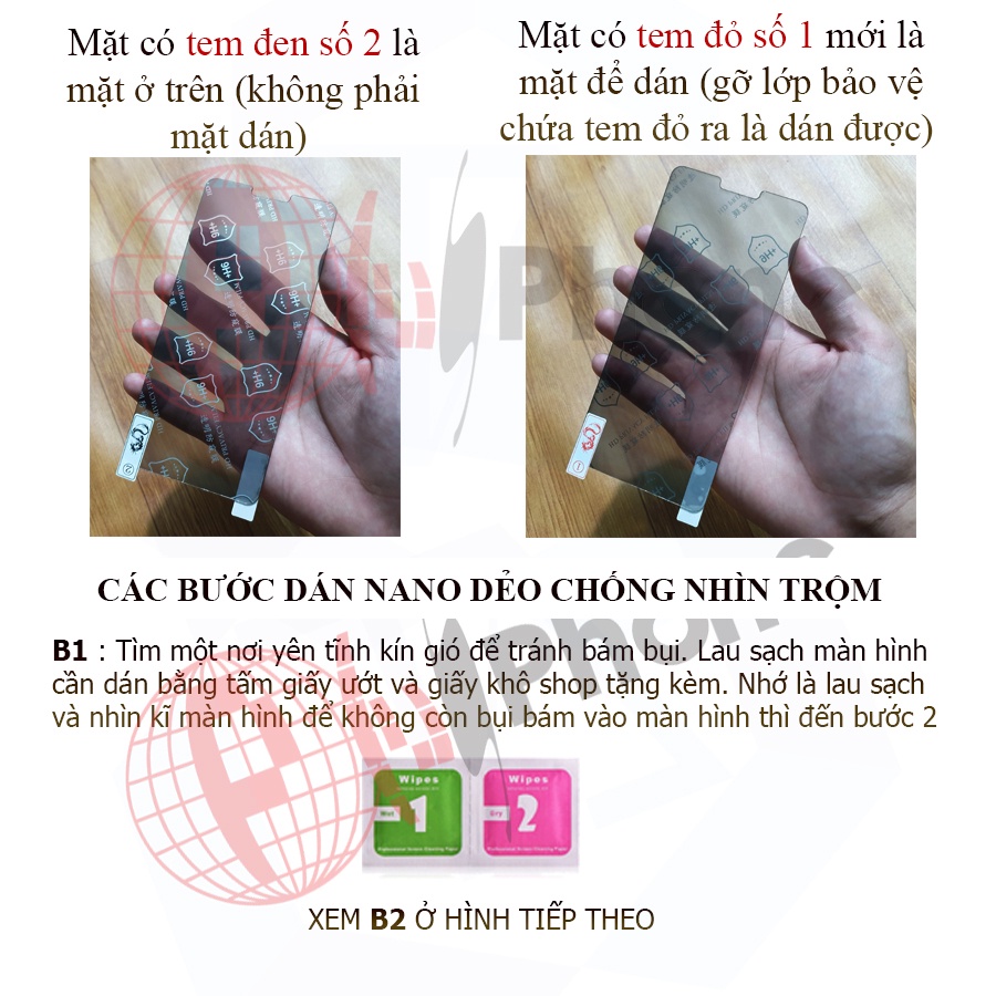 Dán chống nhìn trộm cho Tecno Pova 4, 4 Pro - Dán nano dẻo