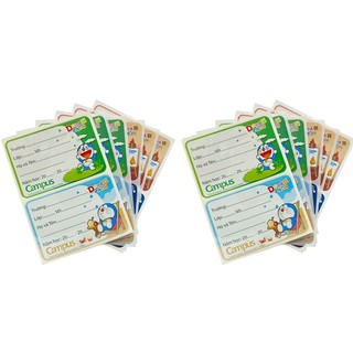 Tập nhãn vở, nhãn dán học sinh nhiều mẫu dễ thương, cute 10c nhãn vở