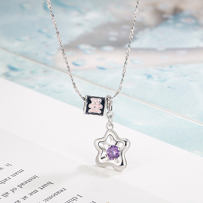 Vòng Cổ Chuỗi Hạt Đeo Thắt Lưng Mặt Hình Gấu Nhỏ Phong Cách Cổ Điển Cá Tính Dành Cho Nữ