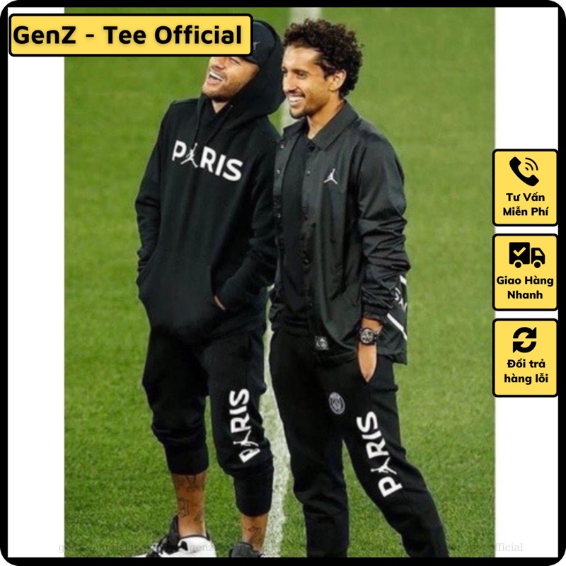 Áo Hoodie Nỉ Bông, Áo Hoodie Paris Neymar Nam Nữ Phong Cách Unisex Nam Nữ Đủ Size Cực Đẹp