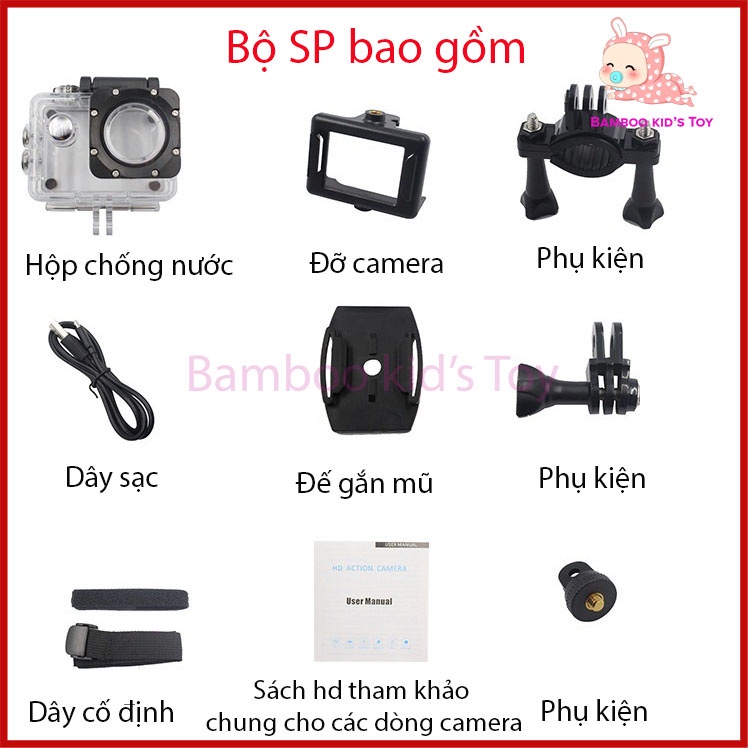 Camera hành trình xe máy giá rẻ A19 thời gian quay 1 ngày, camera ngoài trời gắn mũ bảo hiểm quay phim chống nước