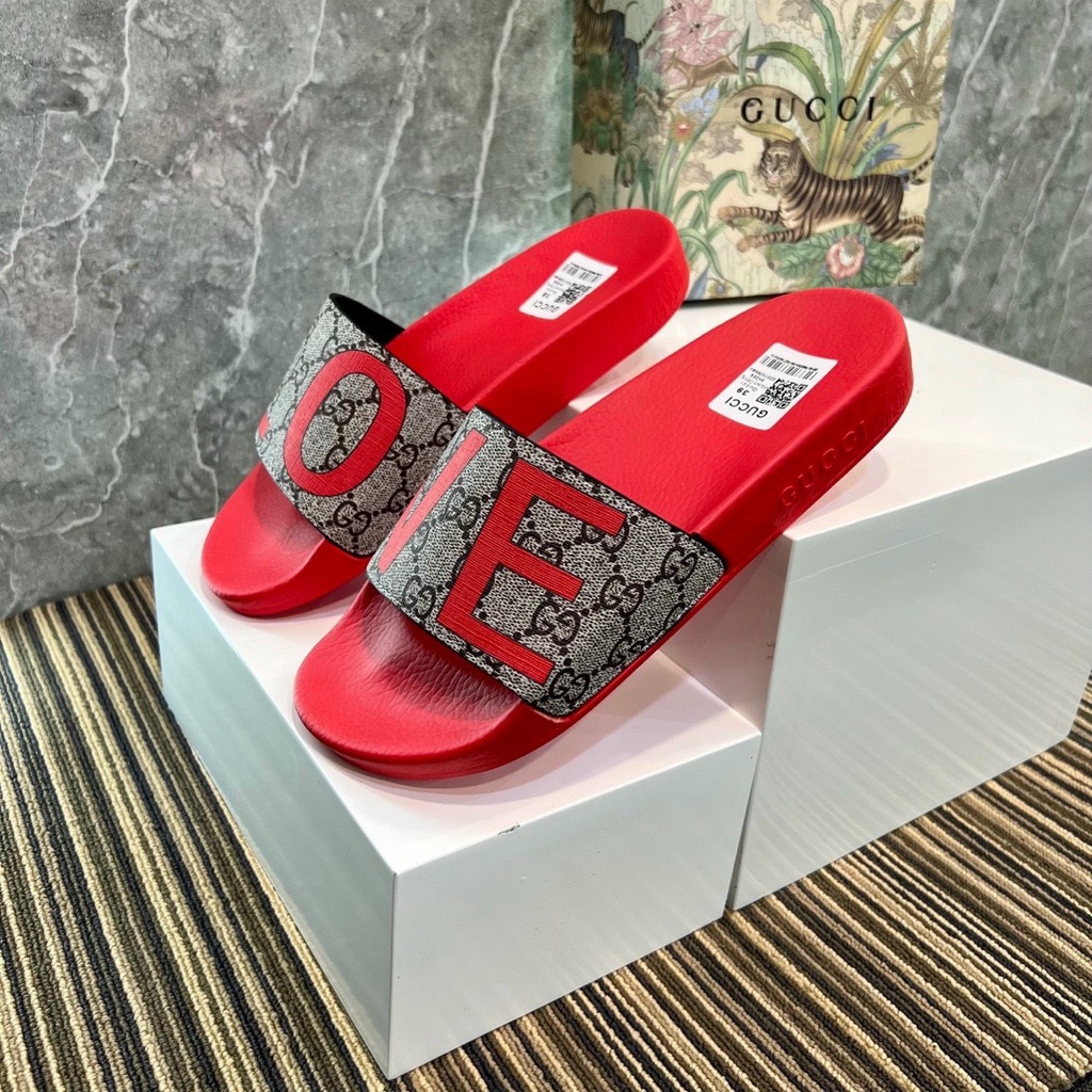 Dép nam gucci LOVE , Dép quai ngang nam nữ siêu hót