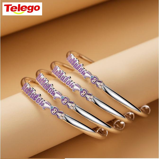 Stella Lou Vòng Tay Bạc 925 Hình Thỏ Stella Có Thể Điều Chỉnh Kích Thước Chất Lượng Cao