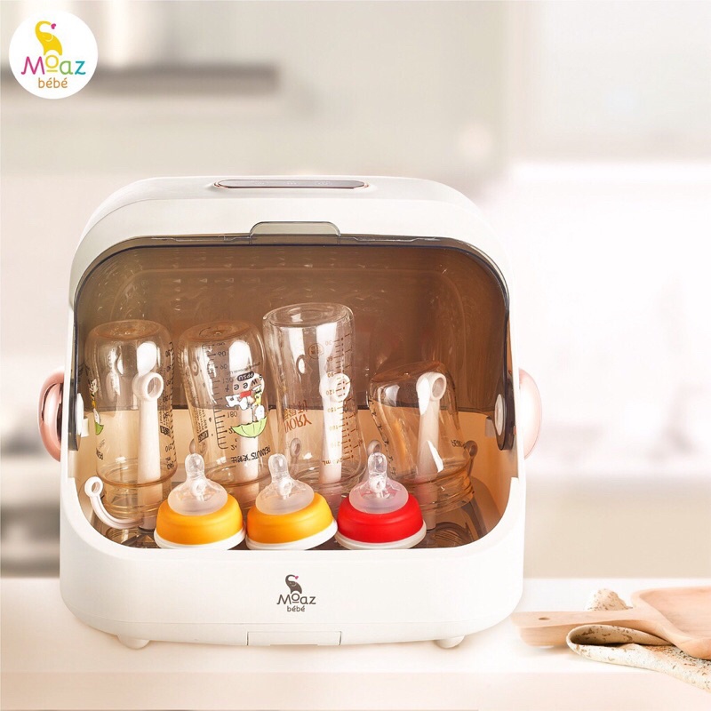 Máy úp bình sữa tiệt trùng sấy khô UVC Moaz Bebe MB-044