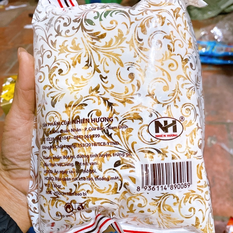 Bánh trứng nhện vừng giòn thơm ngon túi 200g