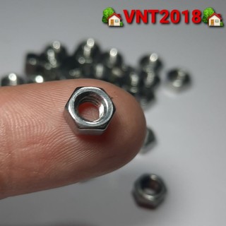 10 Con đai ốc (tán) inox304  M4/M5/M6