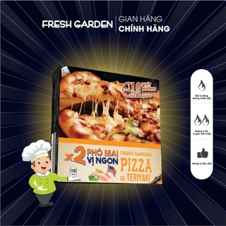 Bánh Pizza Phô Mai Hảo Hạng FRESH GARDEN 220g Thơm Ngon Tiện Lợi Chỉ 10 Phút Nướng