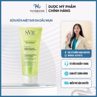Sữa Rửa Mặt SVR Cho Da Dầu Mụn Sebiaclear Gel Moussant